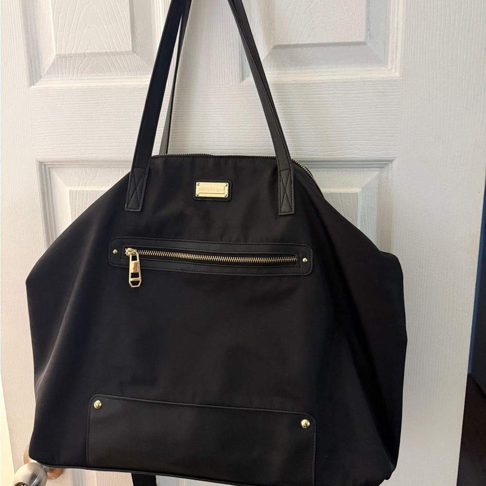 Madden Girl Black Travel Duffel Bag